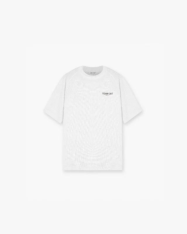 247 Team Run T-Shirt - Flat White