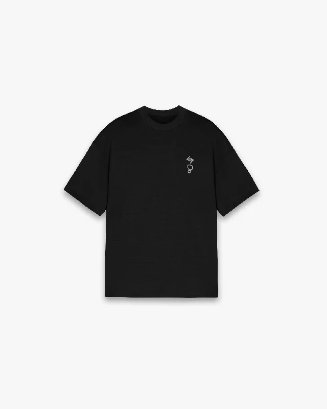 247 X Puresport Oversized Tour T-Shirt - Black