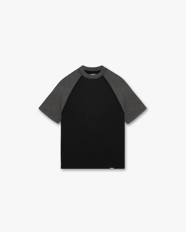 Blank Raglan T-Shirt - Jet Black