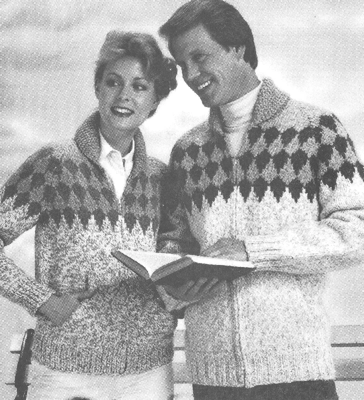 Diamonds Cardigan Pattern