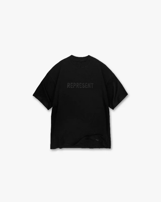 Embroidered Logo T-Shirt - Black