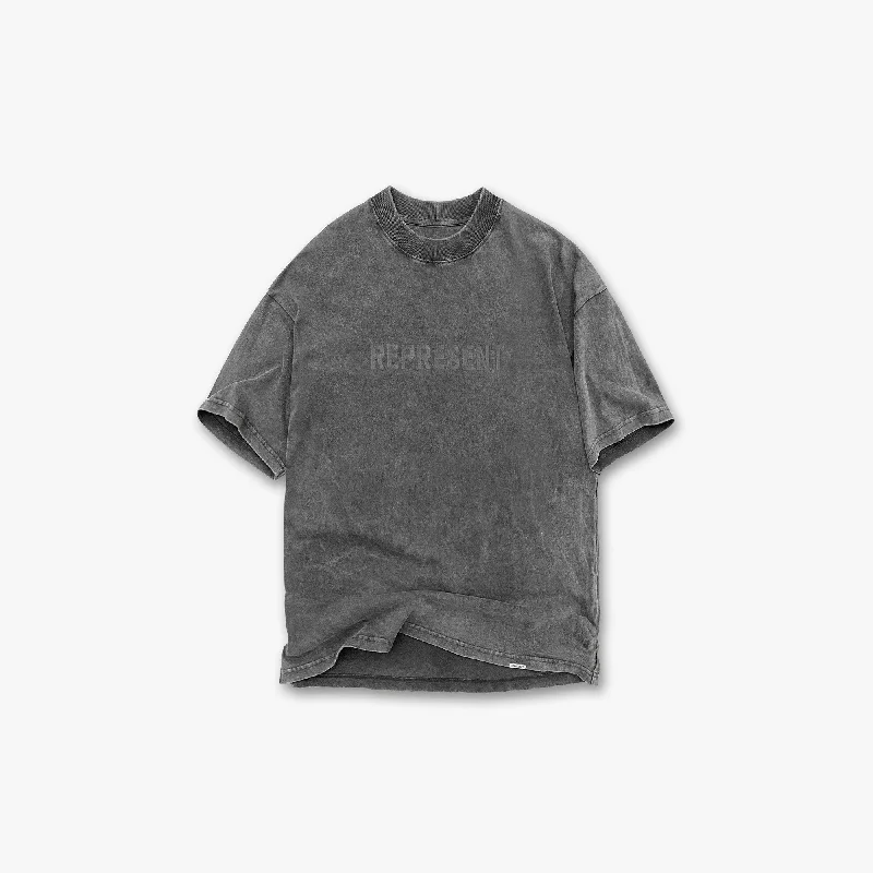 Embroidered Logo T-Shirt - Vintage Grey