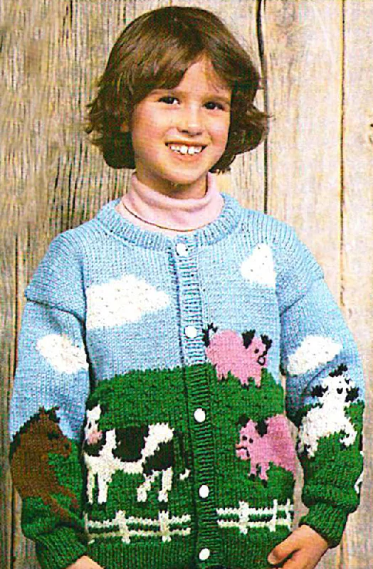 Farm Yard Cardigan Pattern