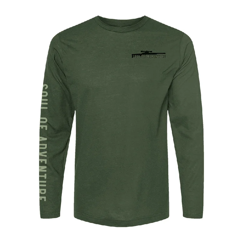 Graphic Tee | Big Game | Military Green