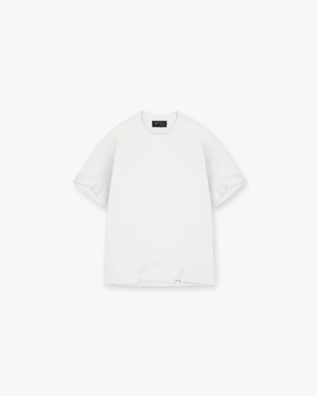 Heavyweight Initial T-Shirt - Flat White