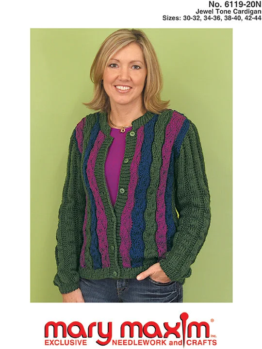 Jewel Tone Cardigan Pattern