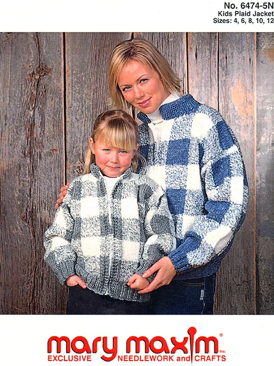 Kids' Plaid Jacket Pattern