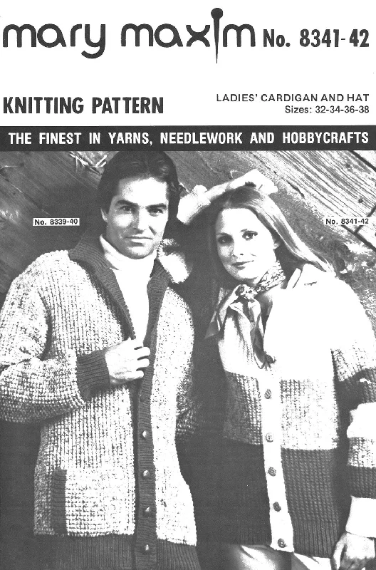 Ladies' Cardigan & Hat Pattern