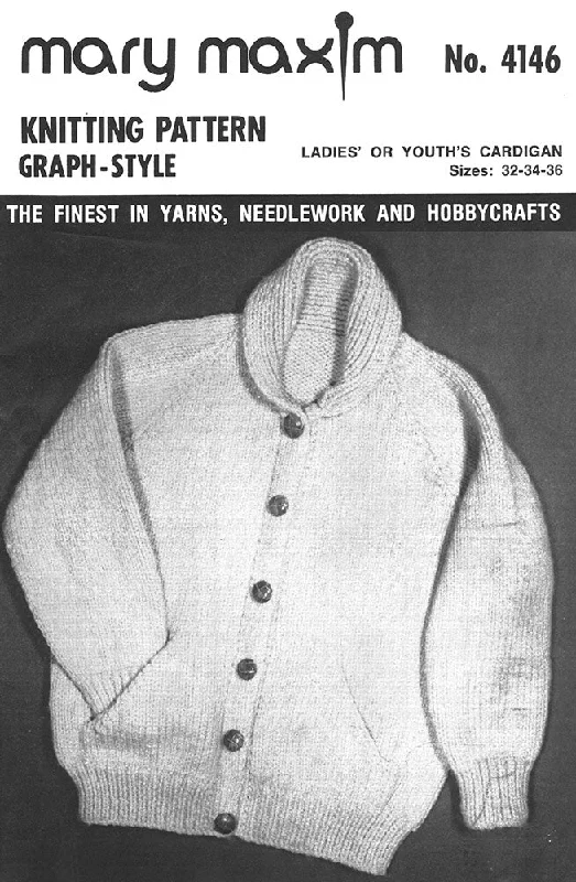 Ladies' or Youth's Cardigan Pattern