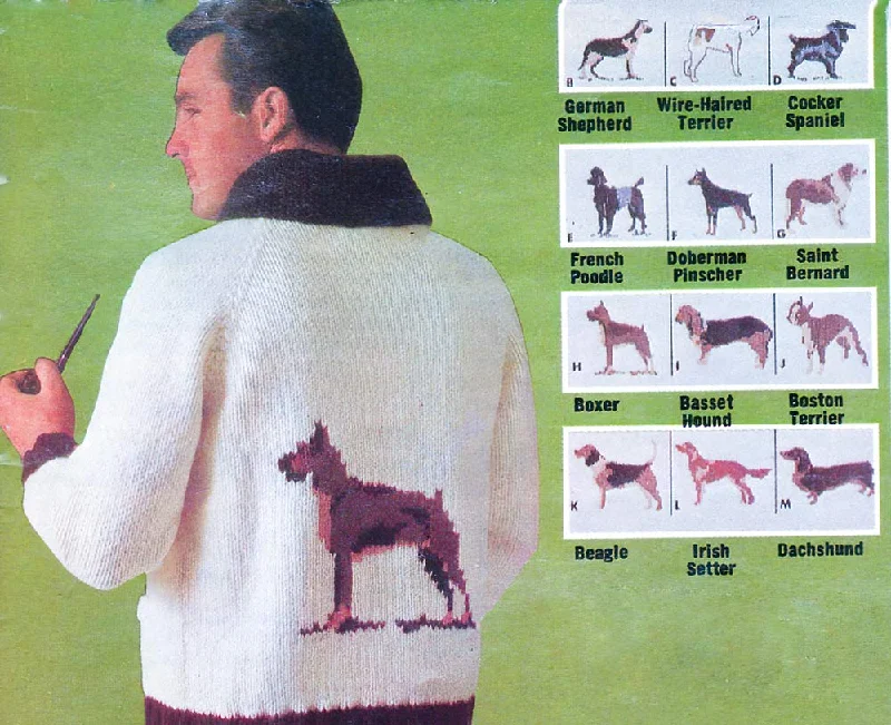 Man's Best Friend Cardigan Pattern