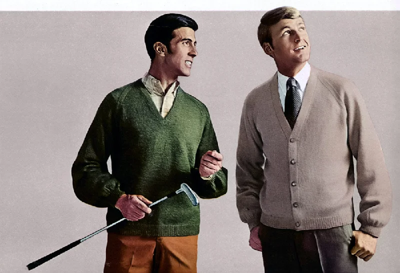 Men's Bell Sleeve Cardigan and Pullover Pattern