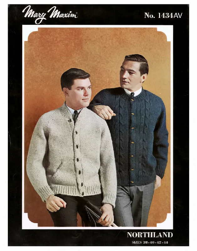 Men's Casual Cable Cardigan Pattern