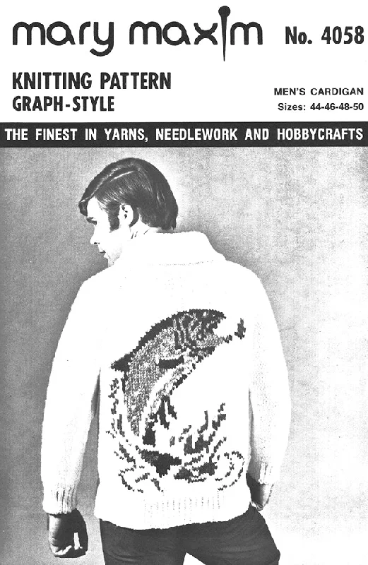 Men's Fish Cardigan Pattern