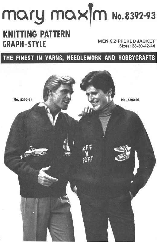 Men's Zippered Jacket Pattern