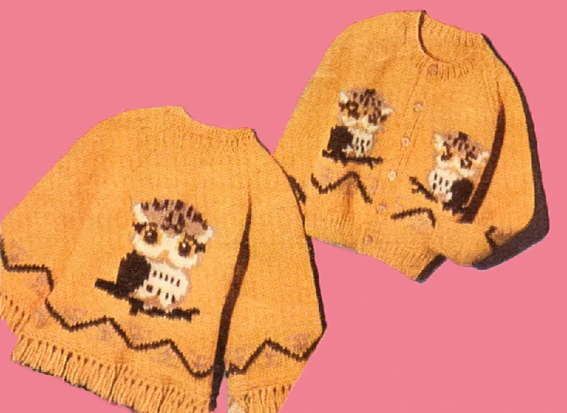 Owl Cardigan Pattern