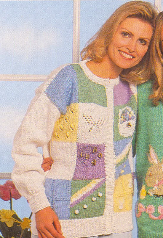 Patchwork Easter Cardigan Pattern