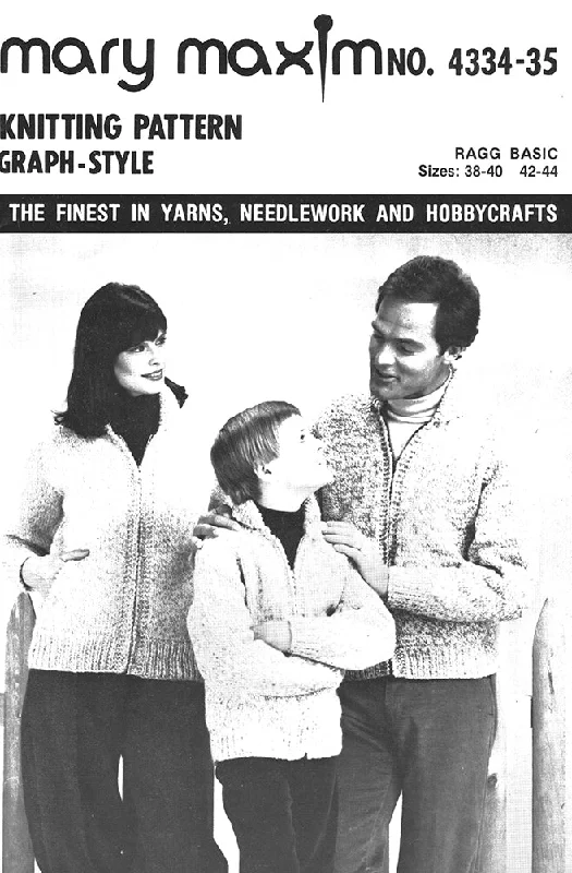 Ragg Basic Cardigan Pattern