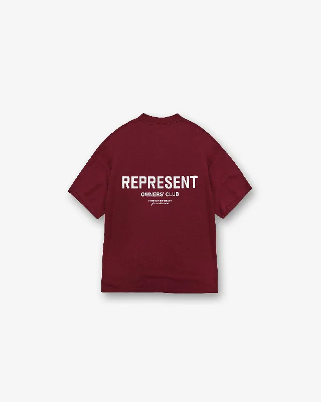 Represent Owners Club T-Shirt - Maroon