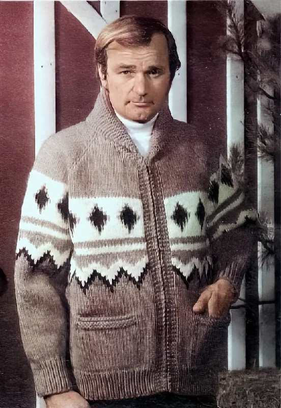 Men's or Ladies' Saranac Cardigan Pattern