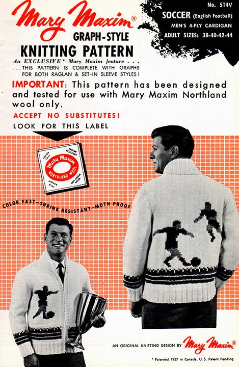 Soccer Cardigan Pattern