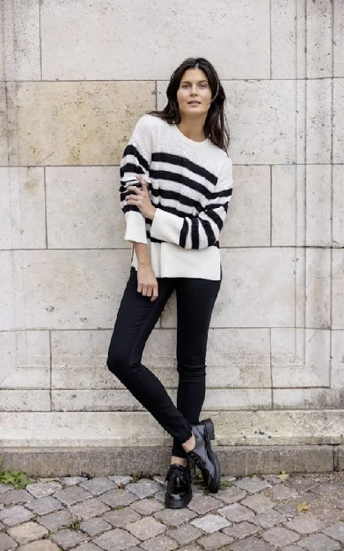 Fransa - Agnesa Striped Pull Over