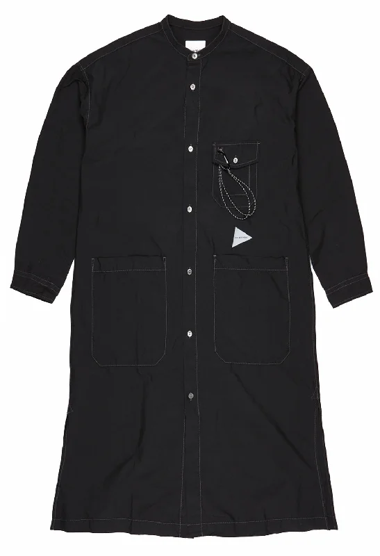 And Wander Women's CORDURA Typewriter Long Shirt - Black