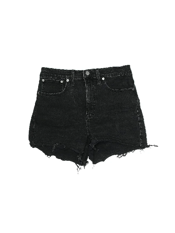 Low-Rise Denim Shorts