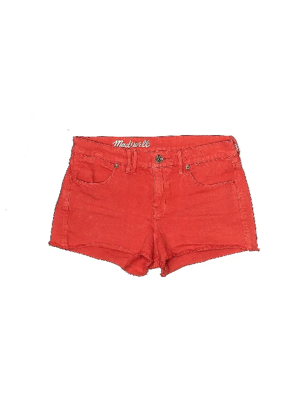 Low-Rise Denim Shorts