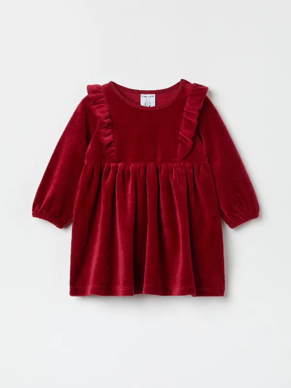 Organic Cotton Velour Dress