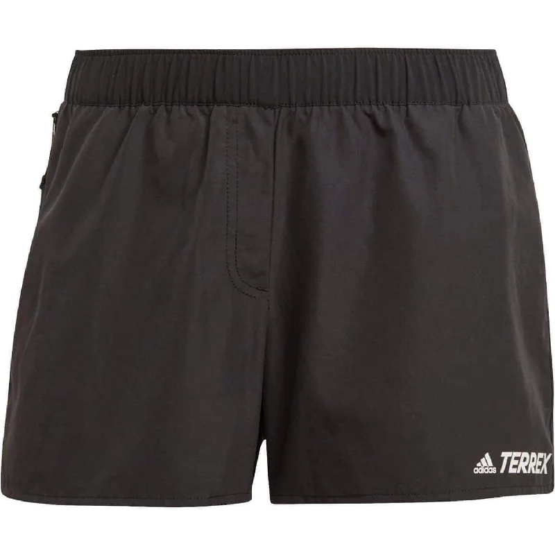 adidas Terrex PrimeBlue Trail 3 Inch Womens Running Shorts - Black