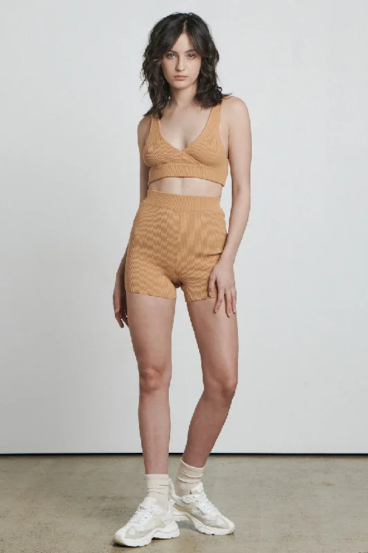 Bare By Charlie Holiday The Bike Short - Caramel