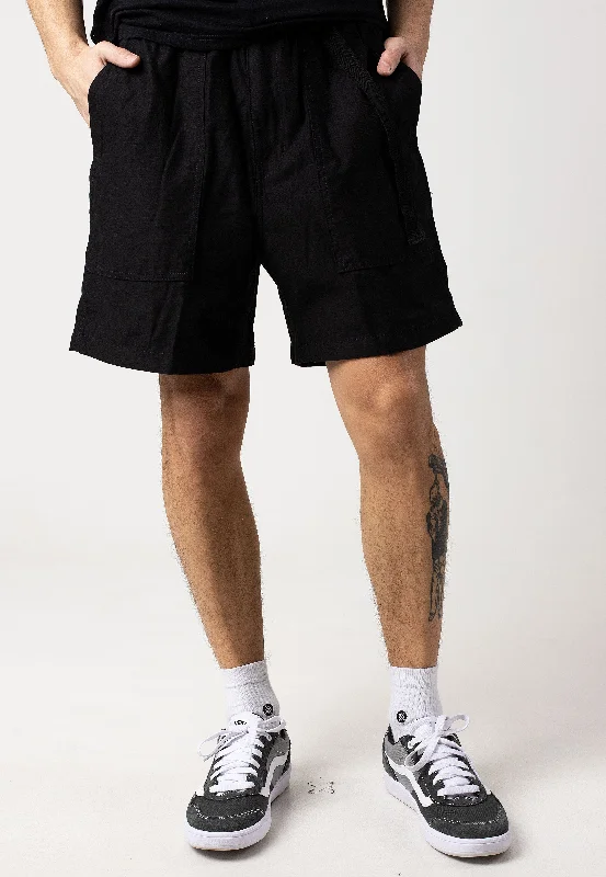 Carhartt WIP - Hayworth Rinsed Black - Shorts