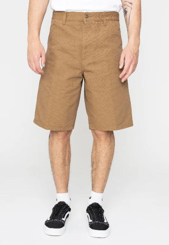 Carhartt WIP - Single Knee Rinsed Hamilton Brown - Shorts