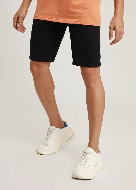 Jet Black Shorts