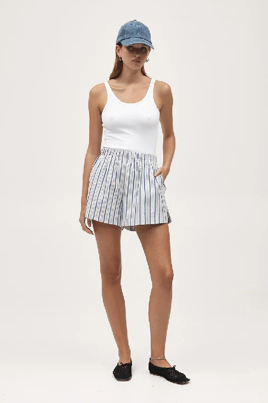 Marle Alisa Short - Cerulean Stripe