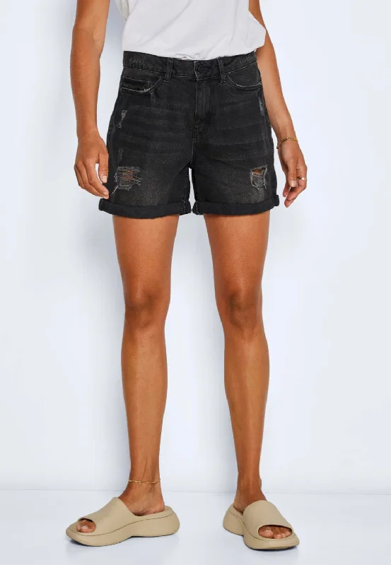 Noisy May - Smiley Black Denim - Shorts