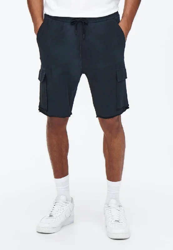 Only & Sons - Lino Sweat Cargo Black - Shorts