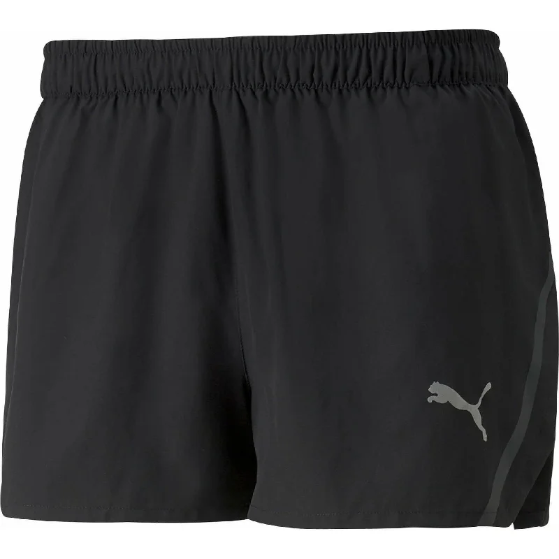 Puma Split Mens Running Shorts - Black