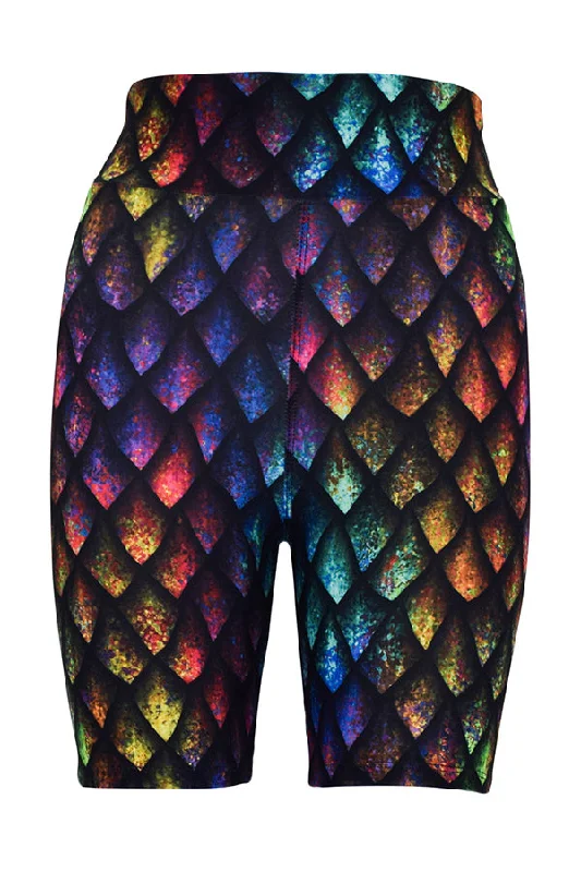 Rainbow Dragon Scales Shorts