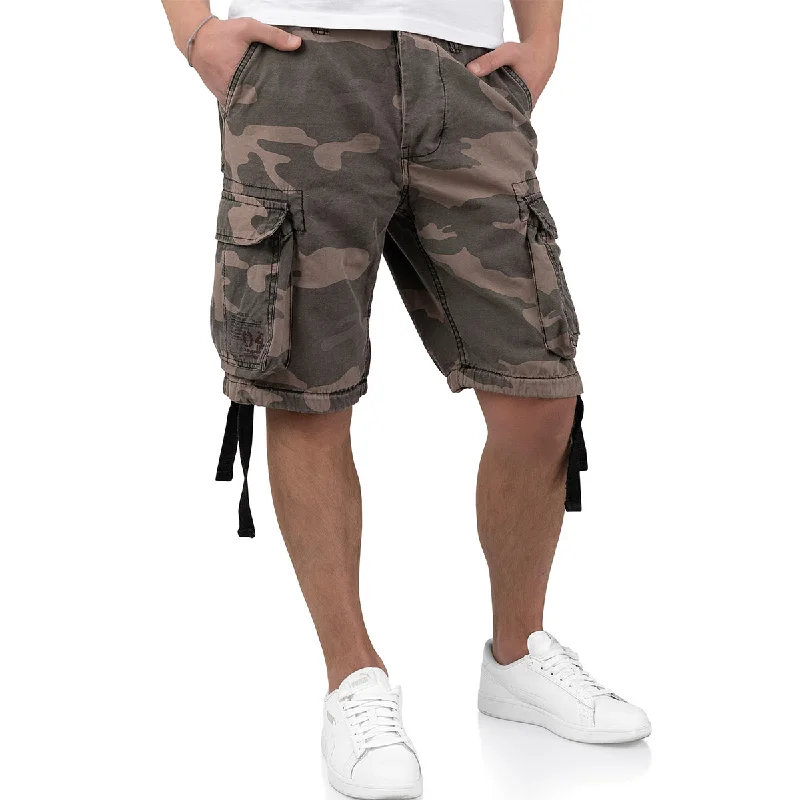 Surplus Airborne Vintage Shorts Black Camo