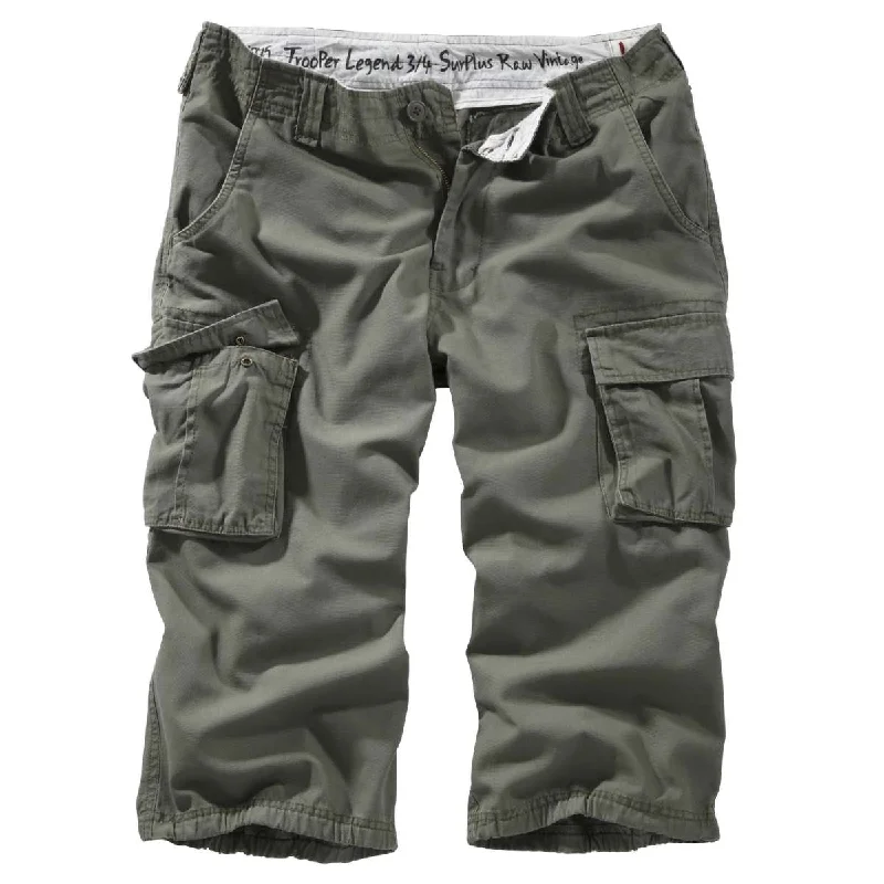 Surplus Trooper Legend 3/4 Shorts Olive Green