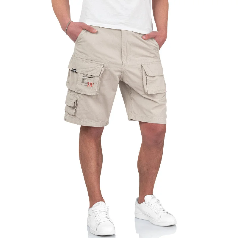 Surplus Mens Trooper Shorts Off White