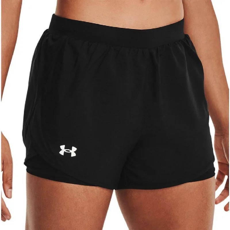 Under Armour Fly By 2.0 2 In 1 Womens Running Shorts - Black