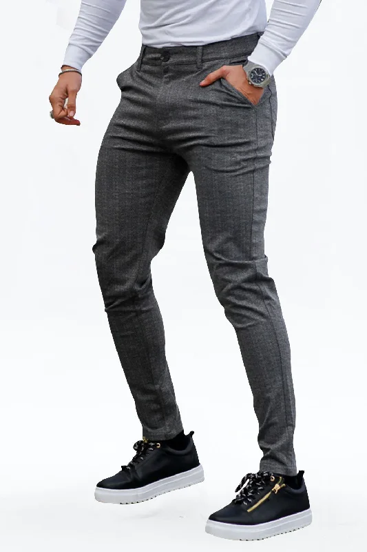 Gray Skinny Pants