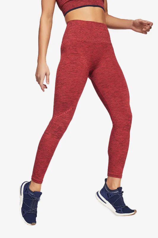 Blackout Legging - Coral Marl