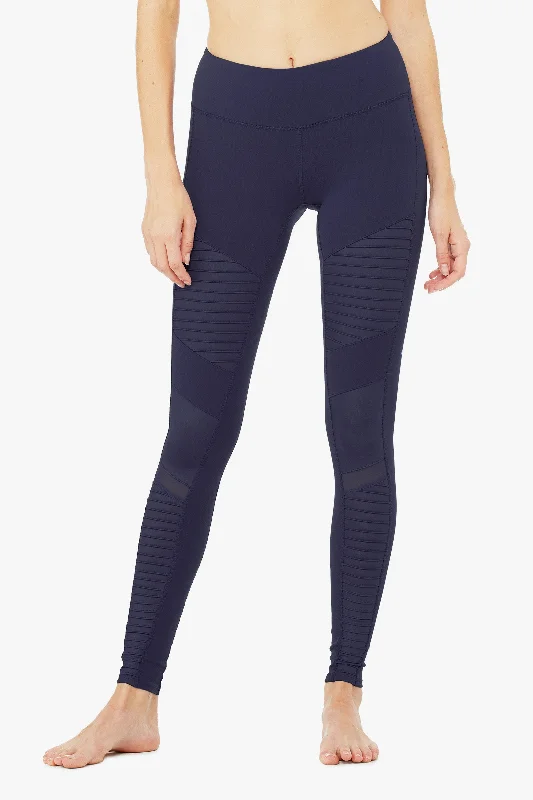 Moto Legging - Rich Navy/Rich Navy Glossy