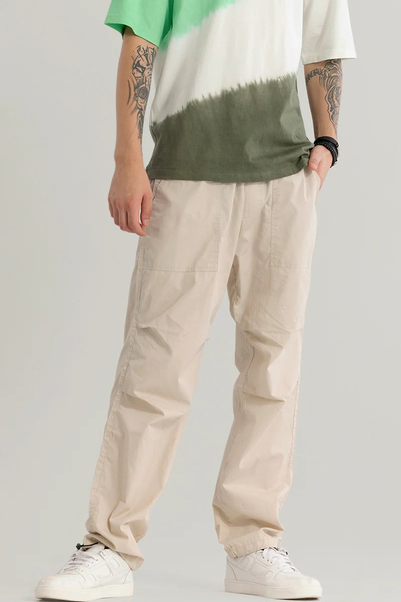 Nimbusflex Beige Parachute Pants