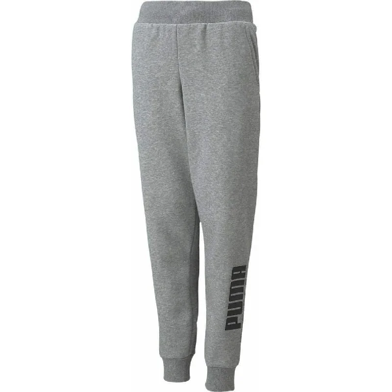 Puma Power Logo Junior Joggers - Grey