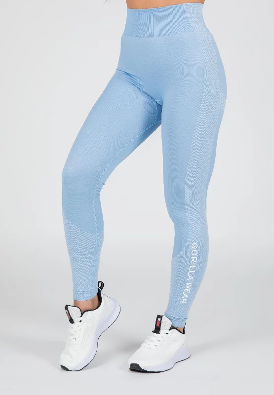 Selah Seamless Leggings - Light Blue