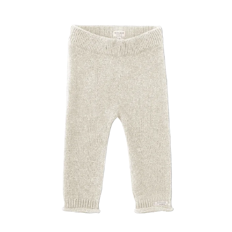 Trig Merino Wool Trousers | Arctic Ivory Melange